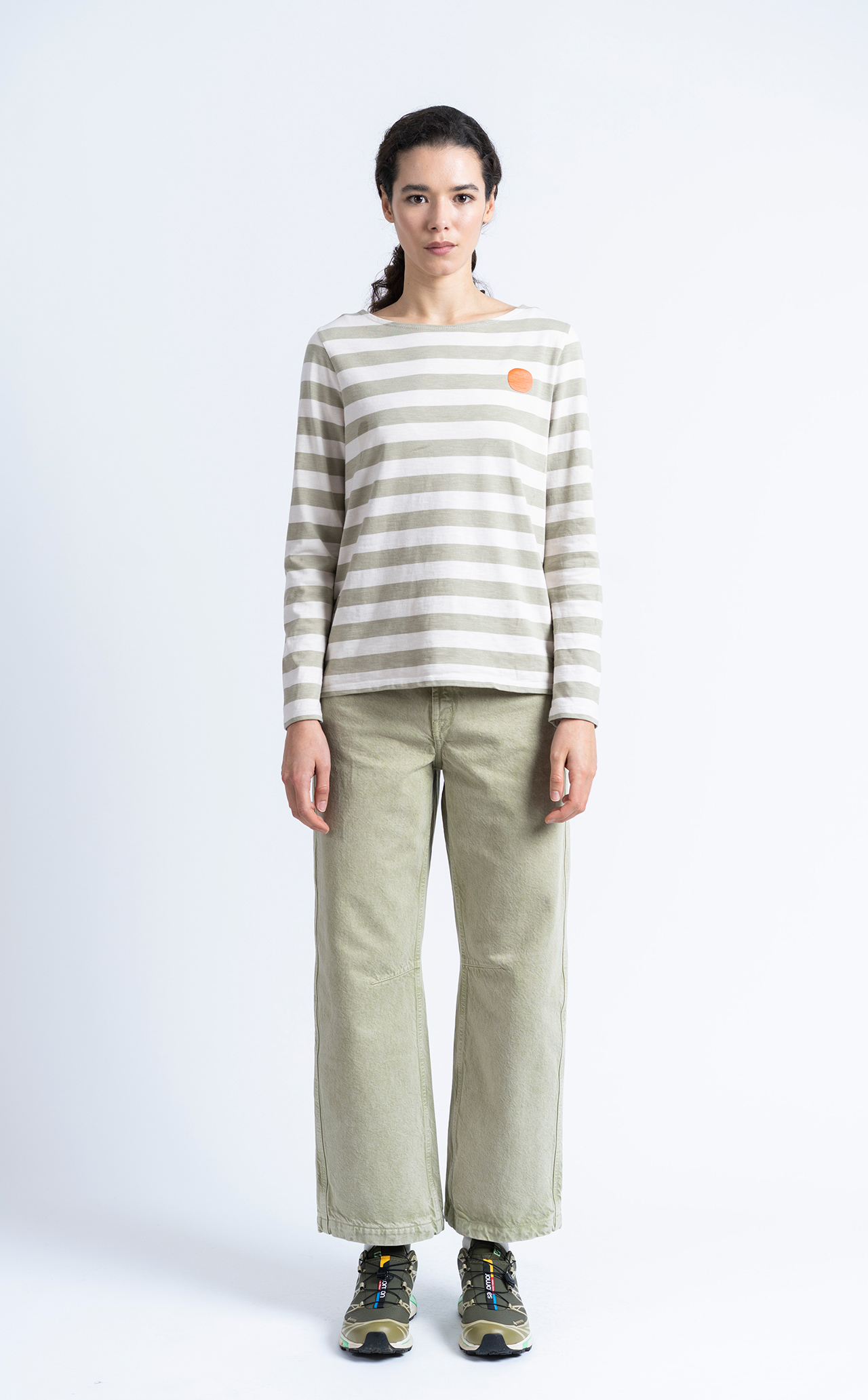 T-SHIRT STRIPED DOT W