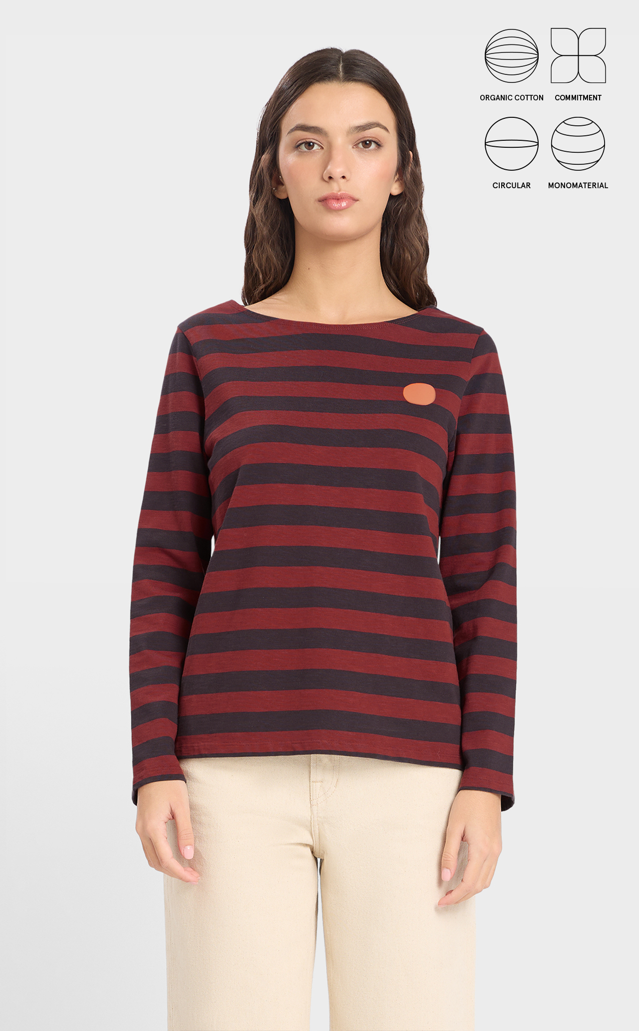 CAMISETA STRIPED DOT W