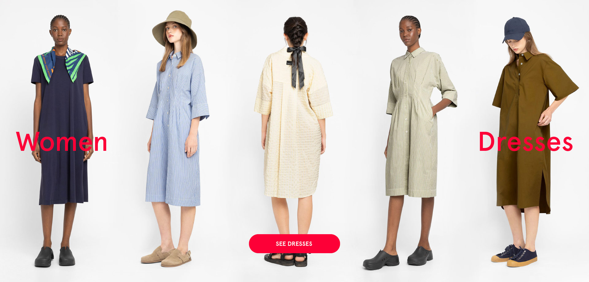 SS25 WOMEN DRESSES” title=